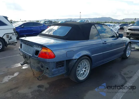 2001 BMW 330Ci from USA, damaged, VIN WBABS53441EV87206